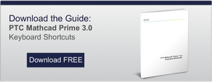 PTC Mathcad Prime 3.0 Keyboard Shortcuts